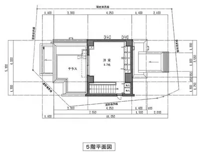 SHIBUYA HILLS(1LDK/5階)の間取り写真