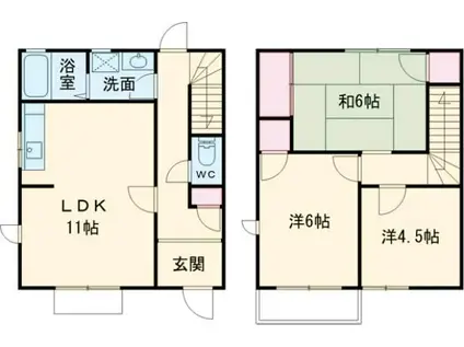 グレイスヴィラA(3LDK/1階)の間取り写真