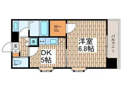 菱和パレス秋葉原駅前(1DK/9階)の間取り写真
