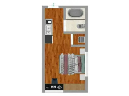 プレミアムバリュー生田(1K/3階)の間取り写真