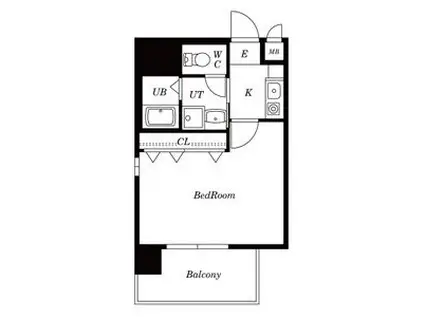 INOVE千種(1K/3階)の間取り写真