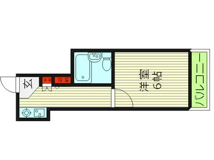 グルーヴ桜ノ宮(1K/3階)の間取り写真