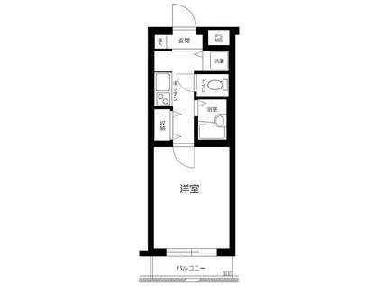 ジュエル荻窪参番館(1K/1階)の間取り写真