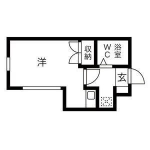 RX神宮前(ワンルーム/2階)の間取り写真