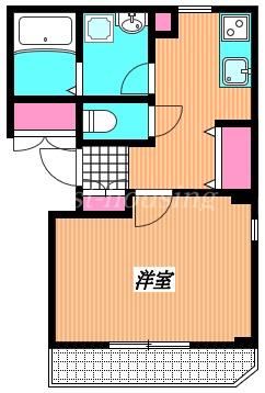 グランメゾン三鷹(1K/2階)の間取り写真