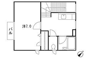 グレースUNOKI(1K/2階)の間取り写真