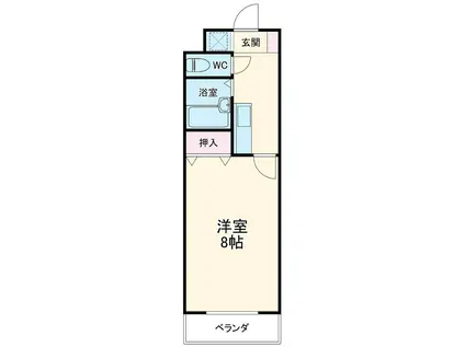 コンフォート・ナカハラ(1K/3階)の間取り写真