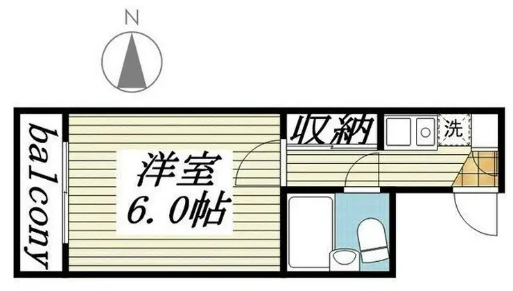 ジョイフル柏 3階階 間取り