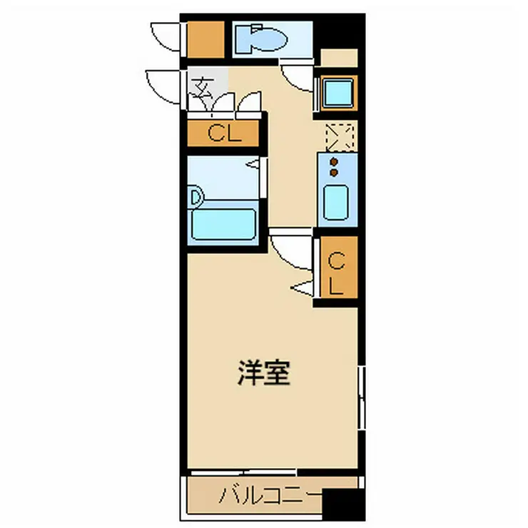 エステムプラザ日本橋 8階階 間取り