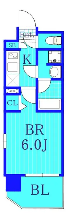 ガーラ・ヴィスタ川崎 5階階 間取り