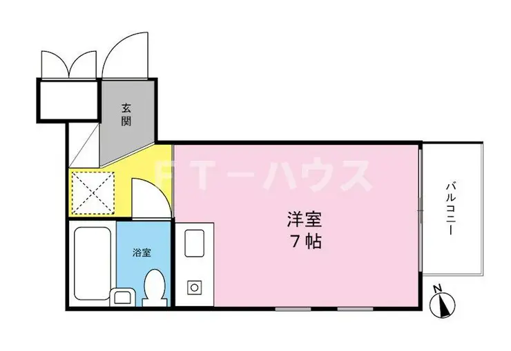 オネスティ大久保参番館 3階階 間取り