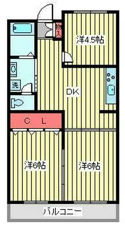 ヤマダマンション 3階階 間取り