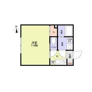 VISTA MINAMIDAI(1K/2階)の間取り写真