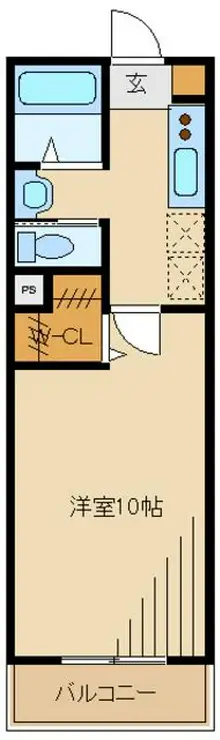 ヴェルドミール玉川学園II 2階階 間取り