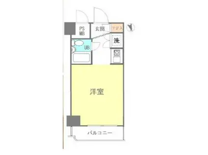 朝日蔵前プラザ(ワンルーム/9階)の間取り写真