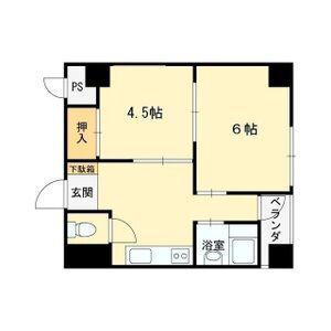 大洋マンション(2DK/3階)の間取り写真