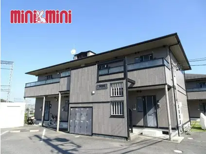 メゾン・ウエストリバーIIC棟(1K/2階)の外観写真