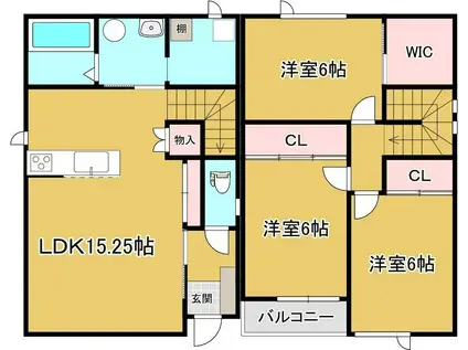 TOWN南27(3LDK/1階)の間取り写真