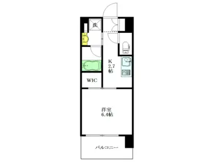 アトラスリベルタ新中野(1K/4階)の間取り写真