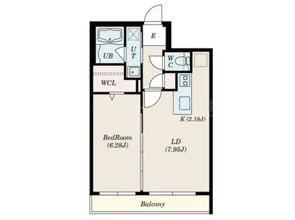 ミュンヘンスクエアI番館(1LDK/4階)の間取り写真