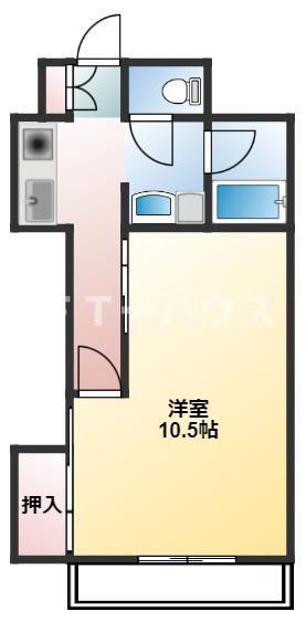 MSTニュー習志野(1K/2階)の間取り写真