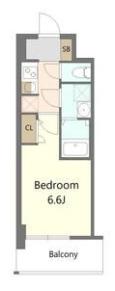 S-RESIDENCE堺浜寺BROAD(1K/7階)の間取り写真