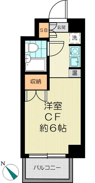 西早稲田M.O.ハウス 5階階 間取り