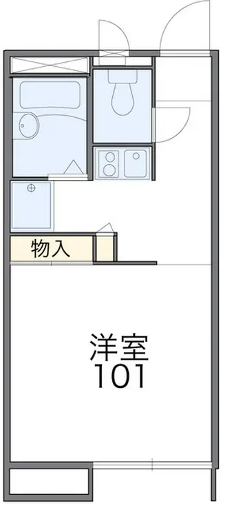 レオパレスU&S 1階階 間取り