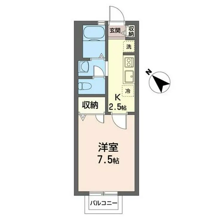 シャリテS 1階階 間取り