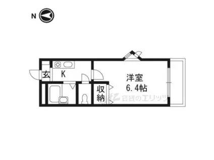 NOAH(1K/3階)の間取り写真