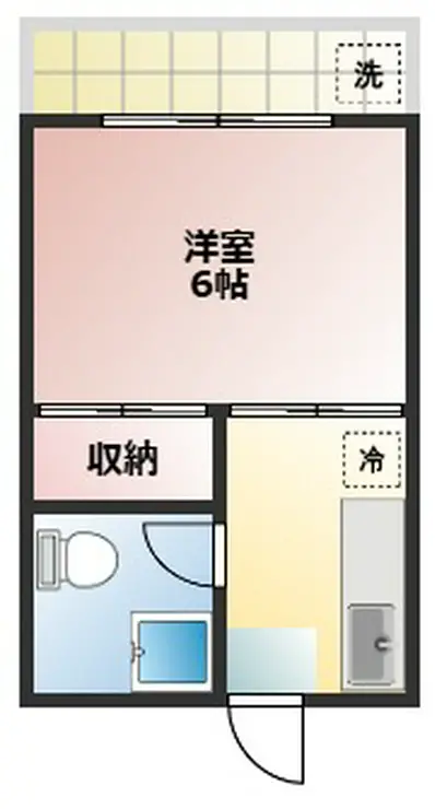 ドミール赤羽 7階階 間取り