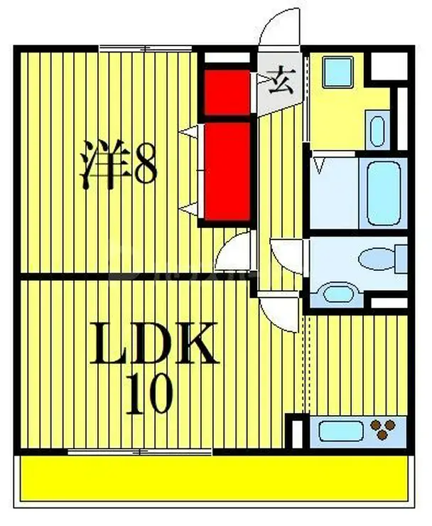 ロイヤルパレス市川 2階階 間取り