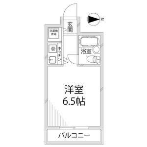 クリーンピア南大路時計台(ワンルーム/9階)の間取り写真
