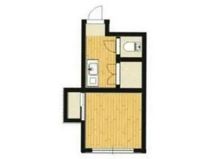 BRICK MAISON1(1K/5階)の間取り写真