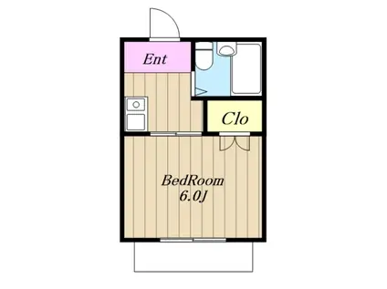 RGビルディング(1K/3階)の間取り写真