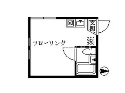 ライフピア目白台Ⅱ(ワンルーム/1階)の間取り写真