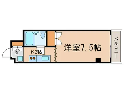 シャロン目白(1K/3階)の間取り写真