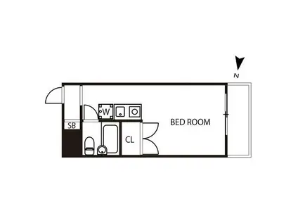 メインステージ中井駅前(ワンルーム/5階)の間取り写真