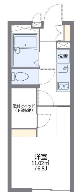 プリマベーラ荻窪(1K/1階)の間取り写真