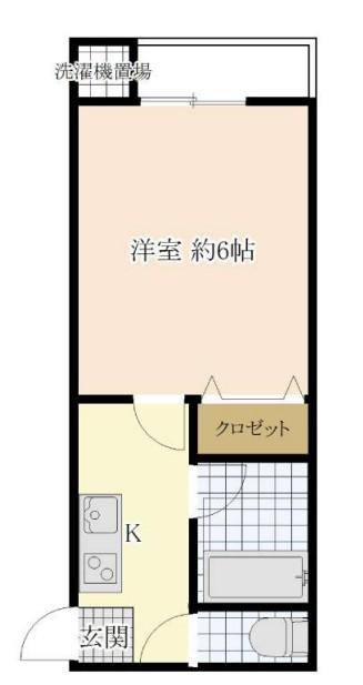 コンフォート東尾久(1K/3階)の間取り写真