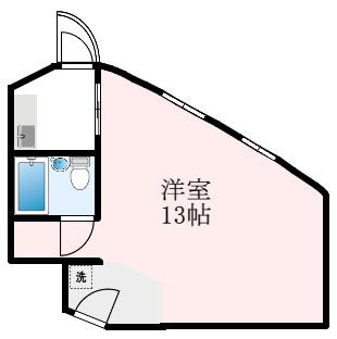 D&Mマンション(ワンルーム/5階)の間取り写真