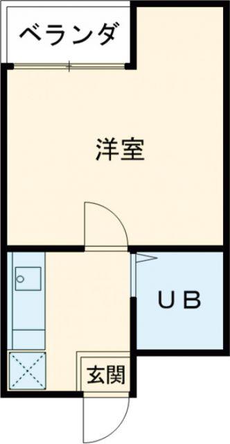 MIRUS香里園(1K/3階)の間取り写真
