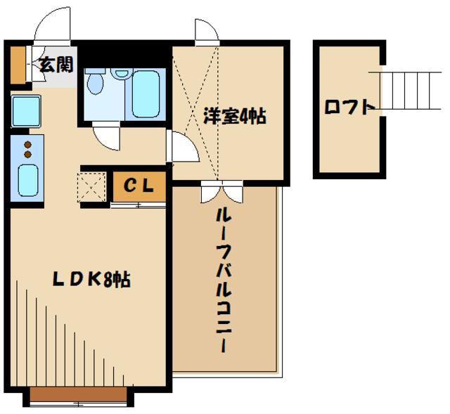 ジェイステージ生田(1LDK/5階)の間取り写真