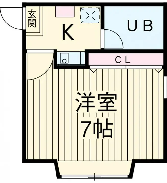 ラブリーハウス 1階階 間取り