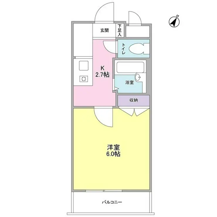 メゾン北嶺 3階階 間取り