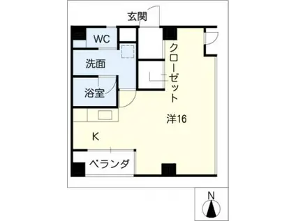 大裕本郷ビルディング(ワンルーム/3階)の間取り写真