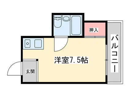 シティライフ新大阪Ⅱ(ワンルーム/3階)の間取り写真