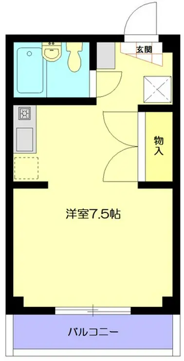 クローカス大船 3階階 間取り