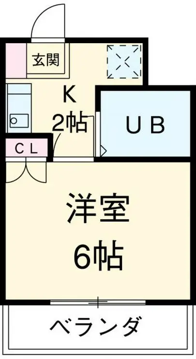 ヒルハウスコンフォート2 1階階 間取り