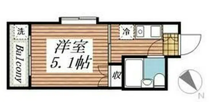ハイタウン大森公園 2階階 間取り